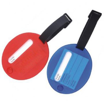 Oval Shaped Luggage Tag