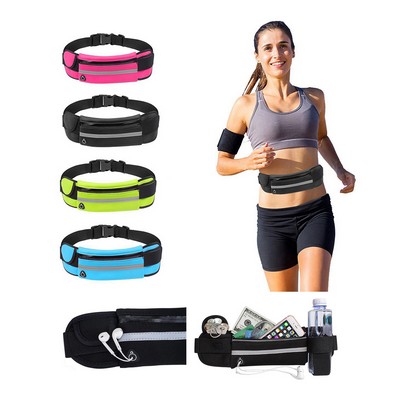 Outdoor Fitness Sports Neoprene Running Belt Waist Bag Waterproof Fanny Pack