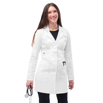 Adar Universal Women's 36'' Tab-Waist Lab Coat