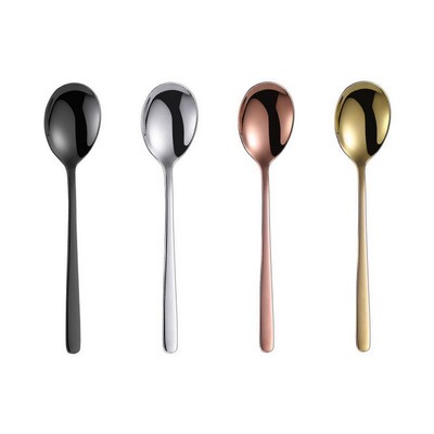 304 Stainless Steel Titanium Shiny Gold Plating Tea Spoons