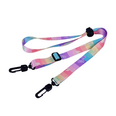 Adjustable Length Face Mask Lanyard