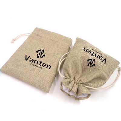 Jute Drawstring Gift Pouches