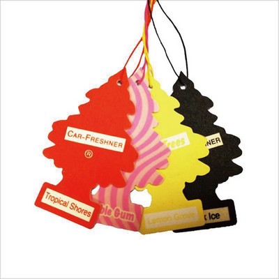 Full Color Custom Designed Air Freshener-Tree shape