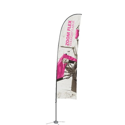 Zoom™ Flex Large Outdoor Flag Double Sided