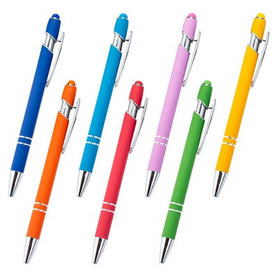 Soft Touch Pen with Stylus