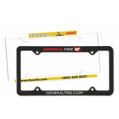 Thin Panel License Plate Frame w/ 4 Holes (Full Color Digital)