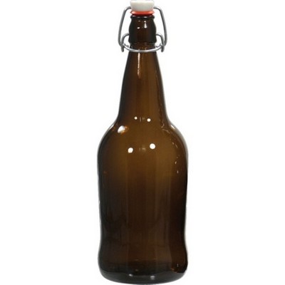 32 oz Amber Flip-Top EZ Cap Bottle