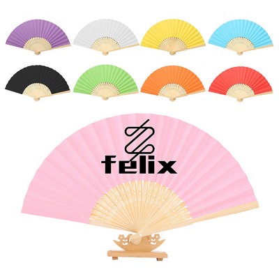 The Wooden Handheld Folding Fan