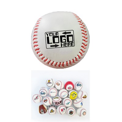 Custom Print Soft Synthetic Baseball W/ Rubber Core