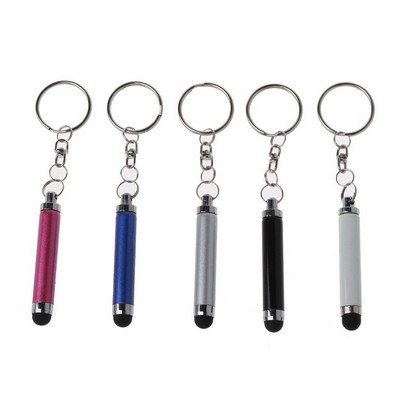 Touch Free Retractable Stylus Keychain