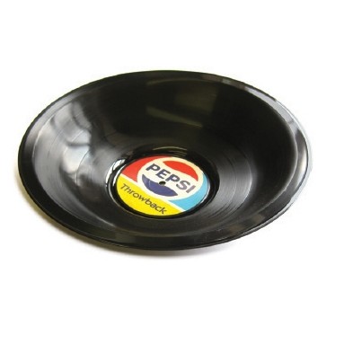 2-Sided Recycled Record Bowl