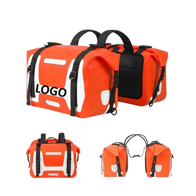 Motorcycle Tail Bag Waterproof Side Panniers