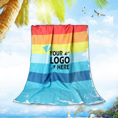 Full color Custom Beach Towel