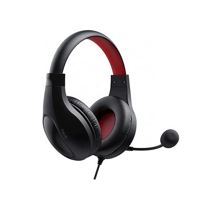 Havit HSH2116D Stereo 3.5mm Plug Headset with Microphone - Black and Red