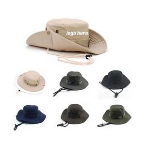 Outdoor Large Brim Bucket Boonie Jungle Fishing Hunting Hat