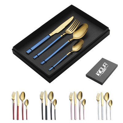 Stainless Steel Flatware Cutlery Set With Case