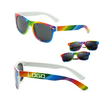 Stylish Men's Rainbow Sunglasses