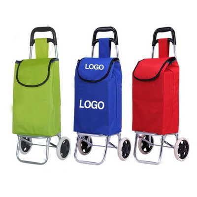 Foldable Shopping Grocery Trolley Cart