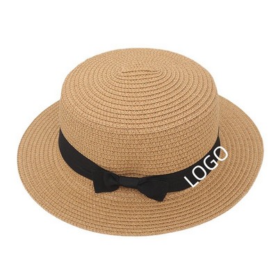 Bowknot Straw Hat