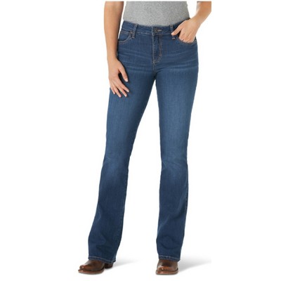 Wrangler® Women's Jennifer Blue Aura Mid-Rise Bootcut Jeans