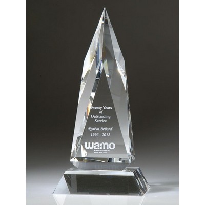 Apex Crystal Award, 8 1/2"H