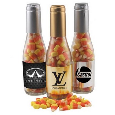 Champagne Bottle with Candy Corn