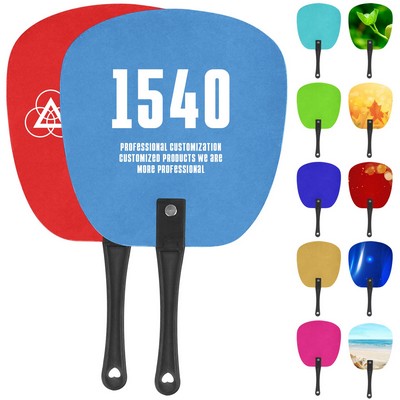 Plastic Advertising Hand Fan