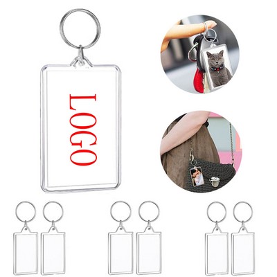 Photo Insert Blank Keyring