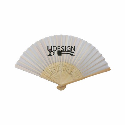 Silk Bamboo Folding Fan