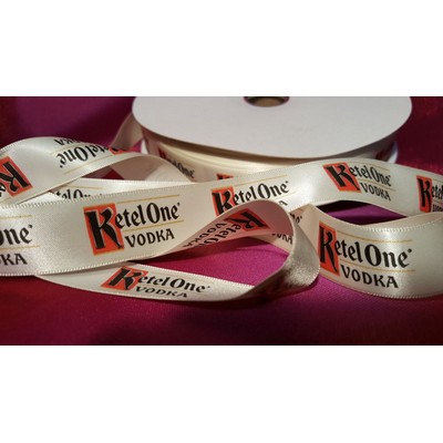 Double Faced Polyester Bridal Satin Tiffany Ribbon w/Dye-Sublimation (2½" x 50 Yard Roll)