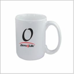 15 Oz. Sublimation White Mug