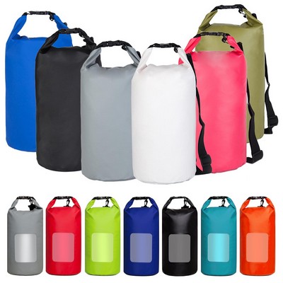 10L Waterproof Dry Bag w/Window