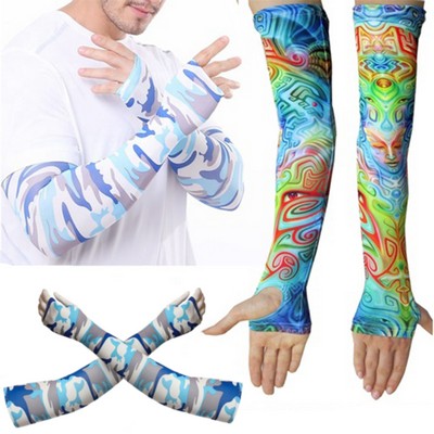 CoolMax quick dry summer Arm sleeves w/ Thumb Loop, Youth & Adult size