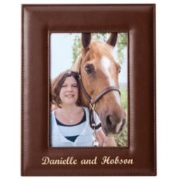 Laserettes Brown Photo Frame (5"x7")