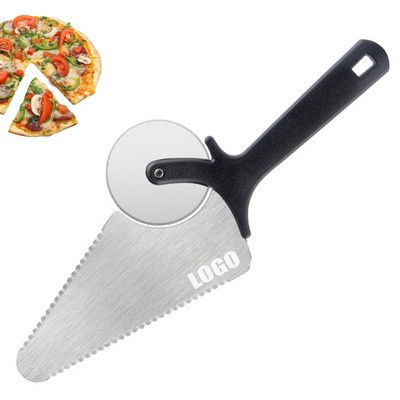 Multi Spatula With Pizza Roller Cutter