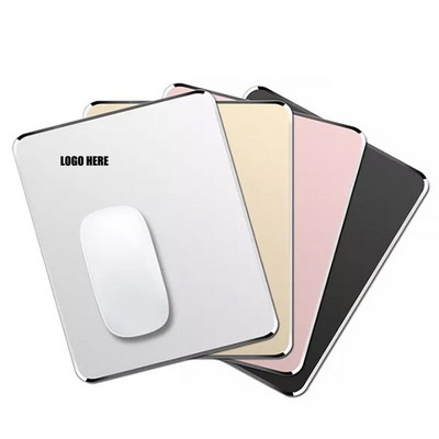 Dual-Sided Mouse Pad/Silver Aluminum Mouse Pad