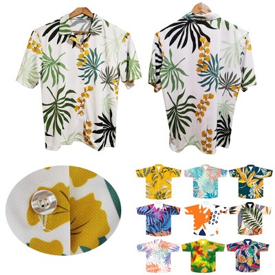 Full Color Dye Sublimation Hawaiian Shirt