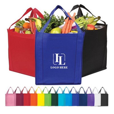 90 GSM Non-Woven Grocery Tote for Sustainable Shopping