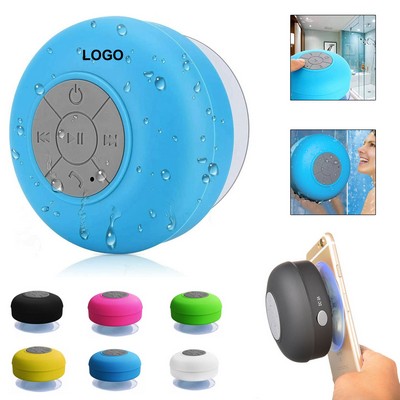 Waterproof Bluetooth Speaker with Suction Cup