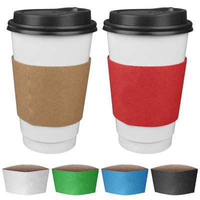 Kraft Paper Coffee Cup Sleeves