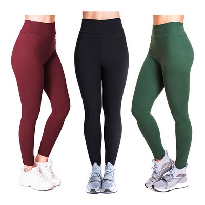 High Waist Length Leggings - Ladies'