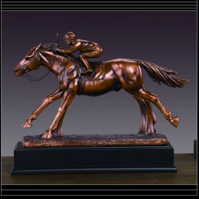 Jockey Trophy (13"x10.5")