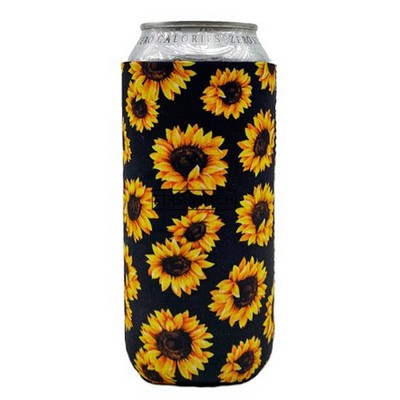 Sunflower Slim Can Cooler