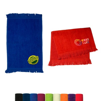 Fringed Cotton Rally Towel 11x18