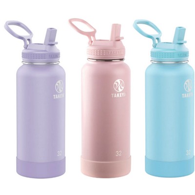 Takeya® Active Straw 32 oz Stainless Steel Bottle