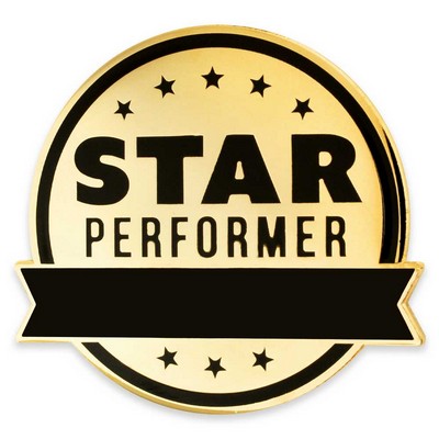 Engravable Star Performer Pin