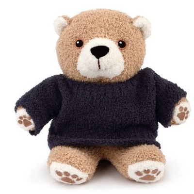 Animal - Teddy Kashbear with Sweater - Kash-lounge™ - Indigo Blue - 13 inch