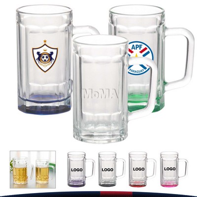 15 oz. Blune Glass Beer Mugs