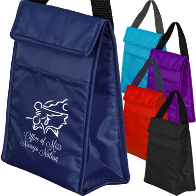 Food Safe Foil Lining Polyester Lunch Bag