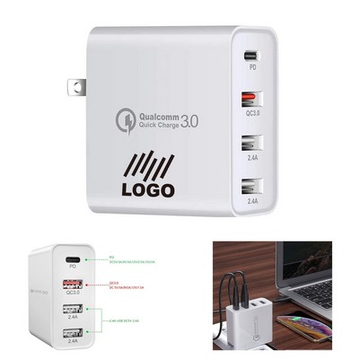 4 Ports Quick Charging Pd Charger